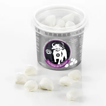 Mozzarella di Bufala Campana "Perlines" bio DOP 