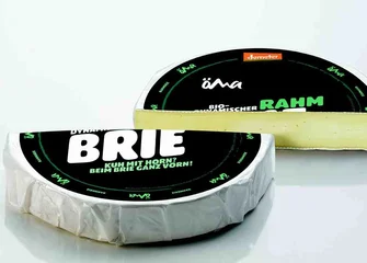 FROMAGE BIO À PATE MOLLE CROÛTE FLEURIE ÖMA BRIE BIO DEMETER  PRESURE MICROBIENNE 1KG		