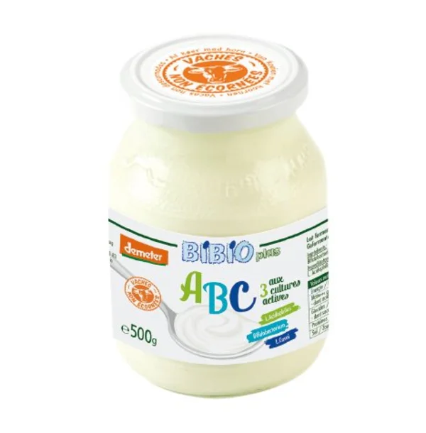 BIBIOplus ABC aux 3 cultures actives DEMETER - lait fermenté bio 500g