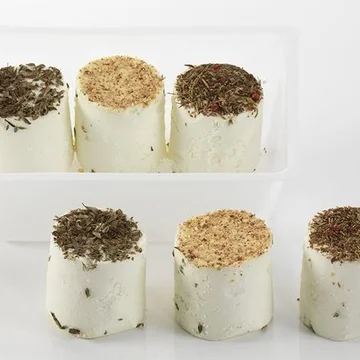 Mini Tonnelets de chèvre frais aux herbes bio