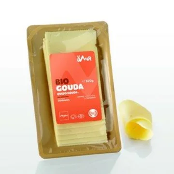 Fromage bio pâte mi-dure Gouda Bio Biokreis tranche 