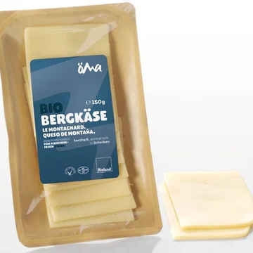 Fromage de montagne bio tranche